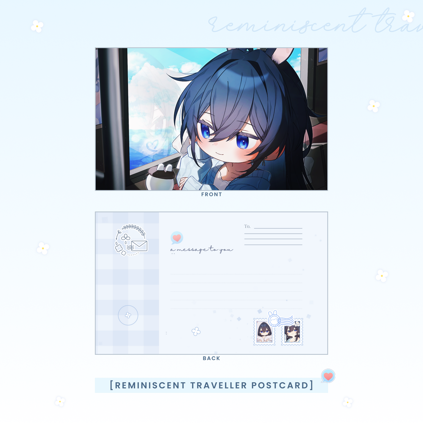 Letters From Traveller - Gacha Postcard Set