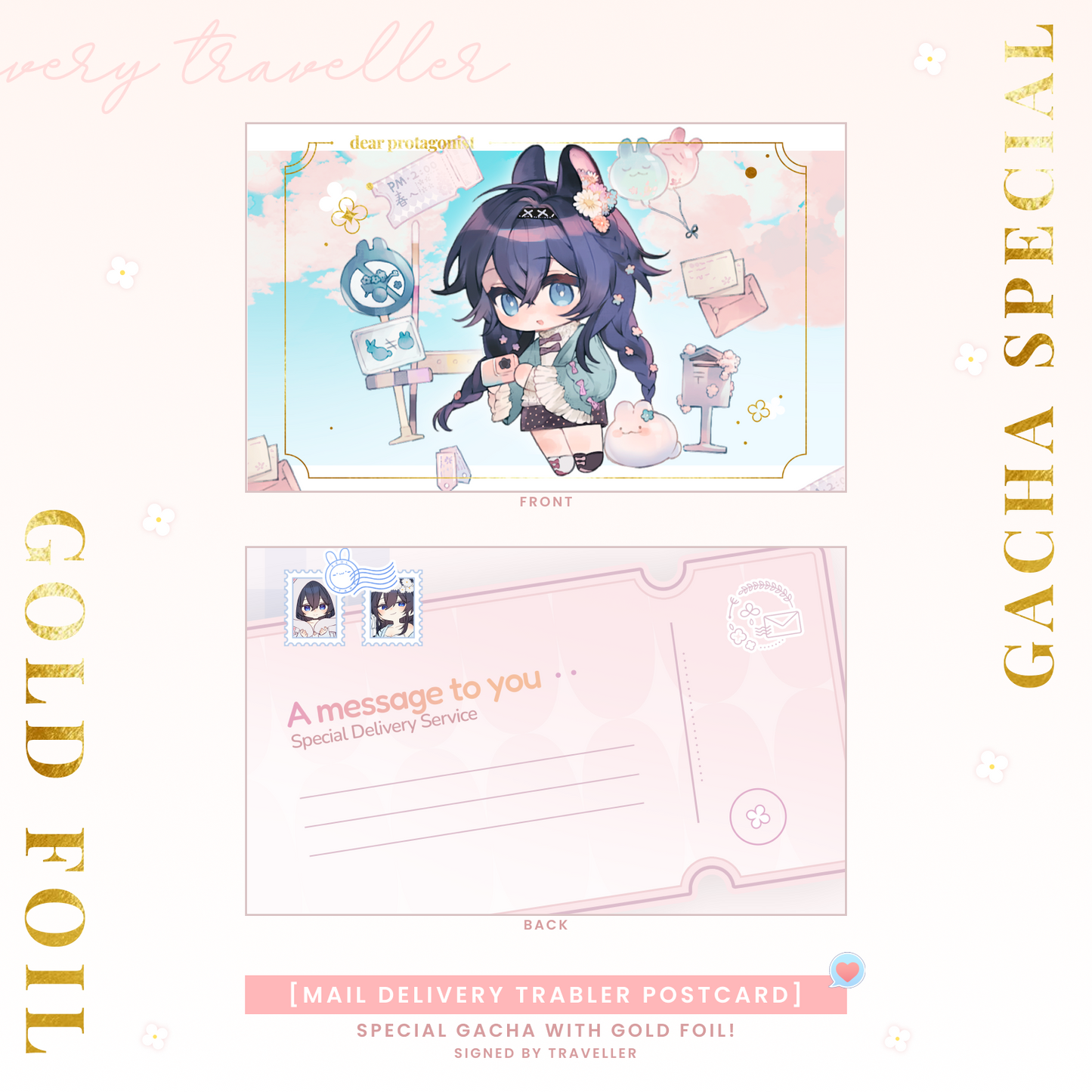 Letters From Traveller - Gacha Postcard Set